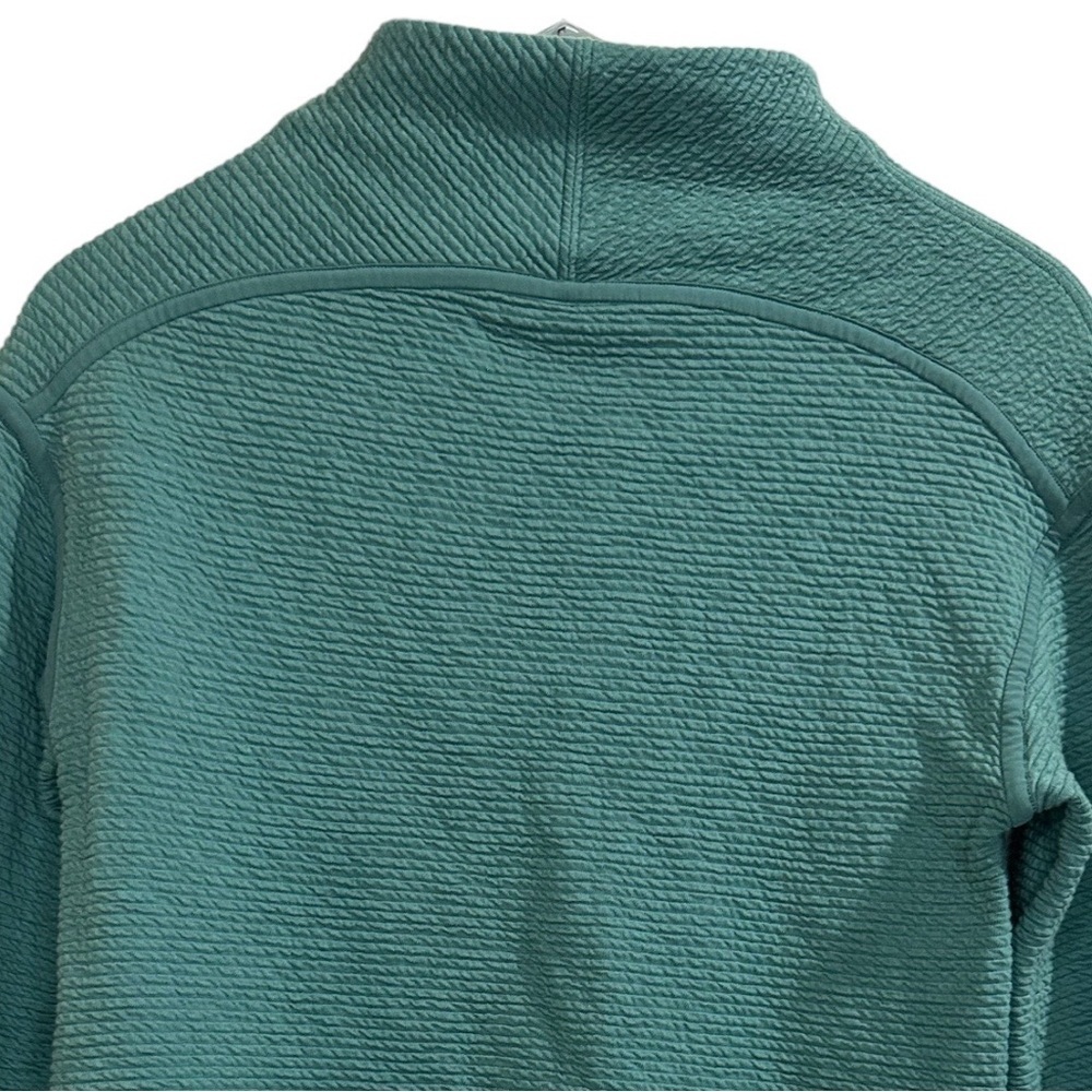Lululemon On Repeat Mock Neck Pullover Sweater Green Smoke Size 4 - Picture 12 of 14